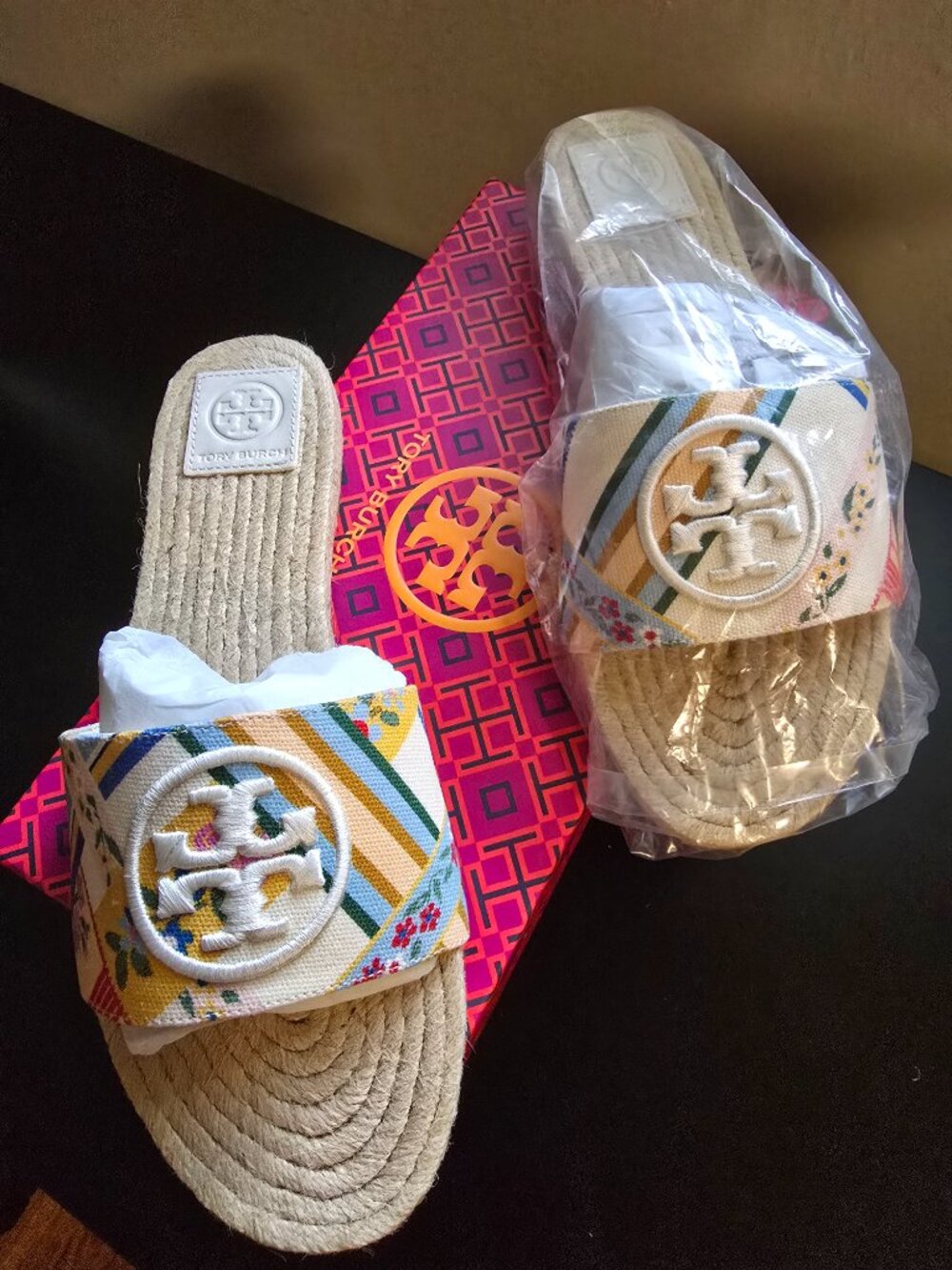 Tory Burch Benton Espadrille Slides - Picture 4 of 5